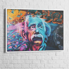 Tableau Street Art Albert Einstein La Pensée - Montableaudeco