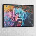 Tableau Street Art Albert Einstein La Pensée - Montableaudeco