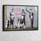 Tableau Street Art Banksy Mur Graffiti - Montableaudeco