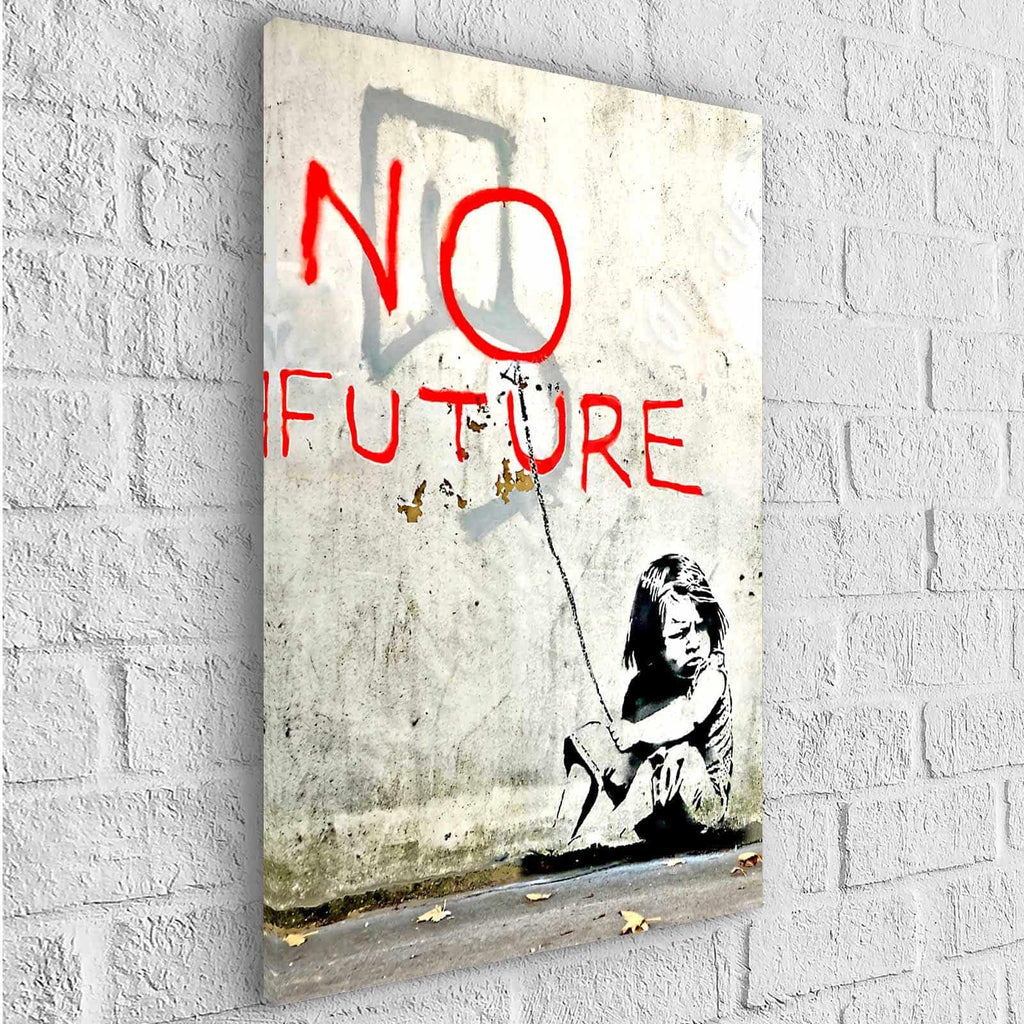 Tableau Street Art Banksy No Future - Montableaudeco