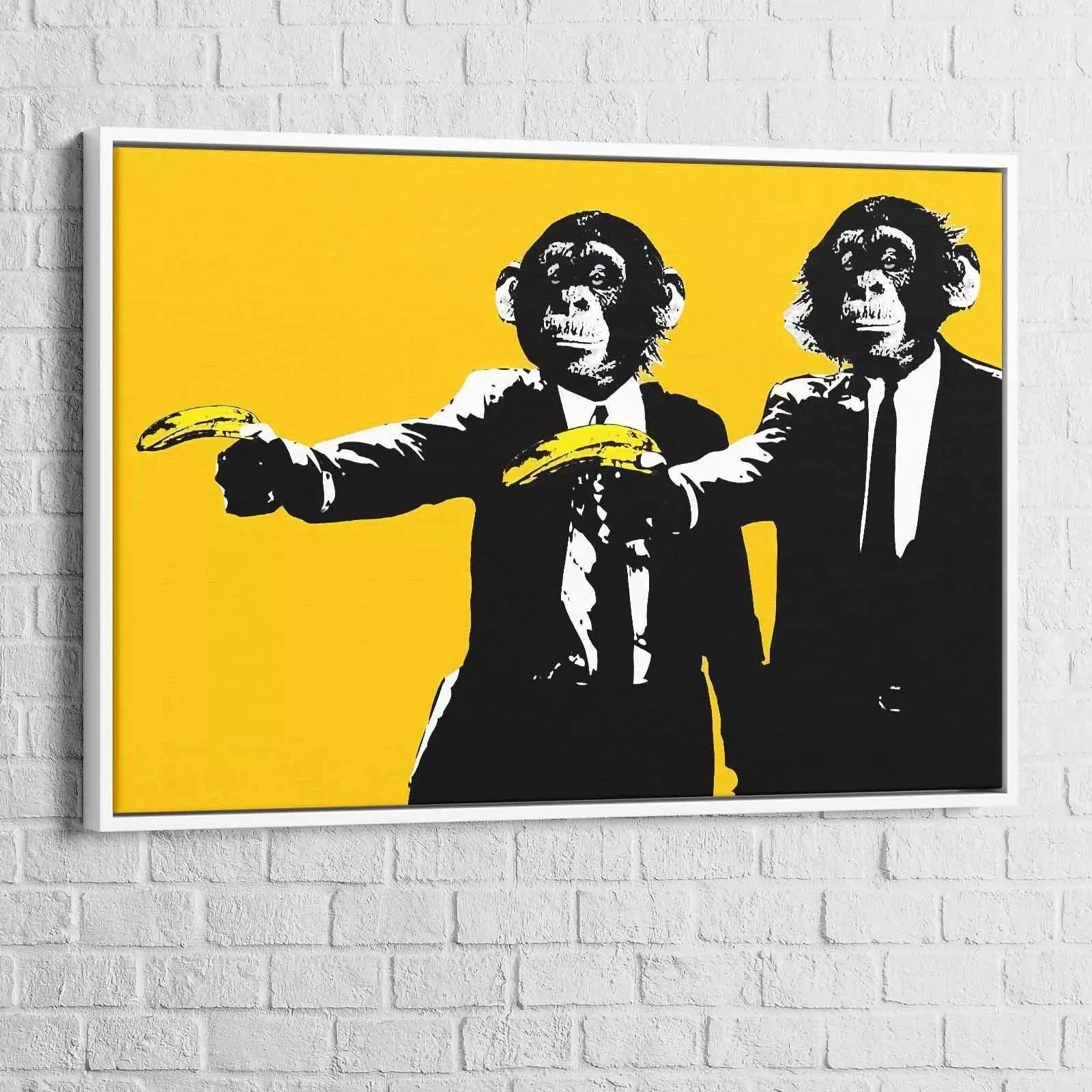 Tableau Street Art Banksy Pulp Fiction - Montableaudeco