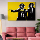 Tableau Street Art Banksy Pulp Fiction - Montableaudeco