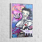 Tableau Street Art Betty Boop - Montableaudeco