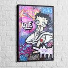 Tableau Street Art Betty Boop - Montableaudeco