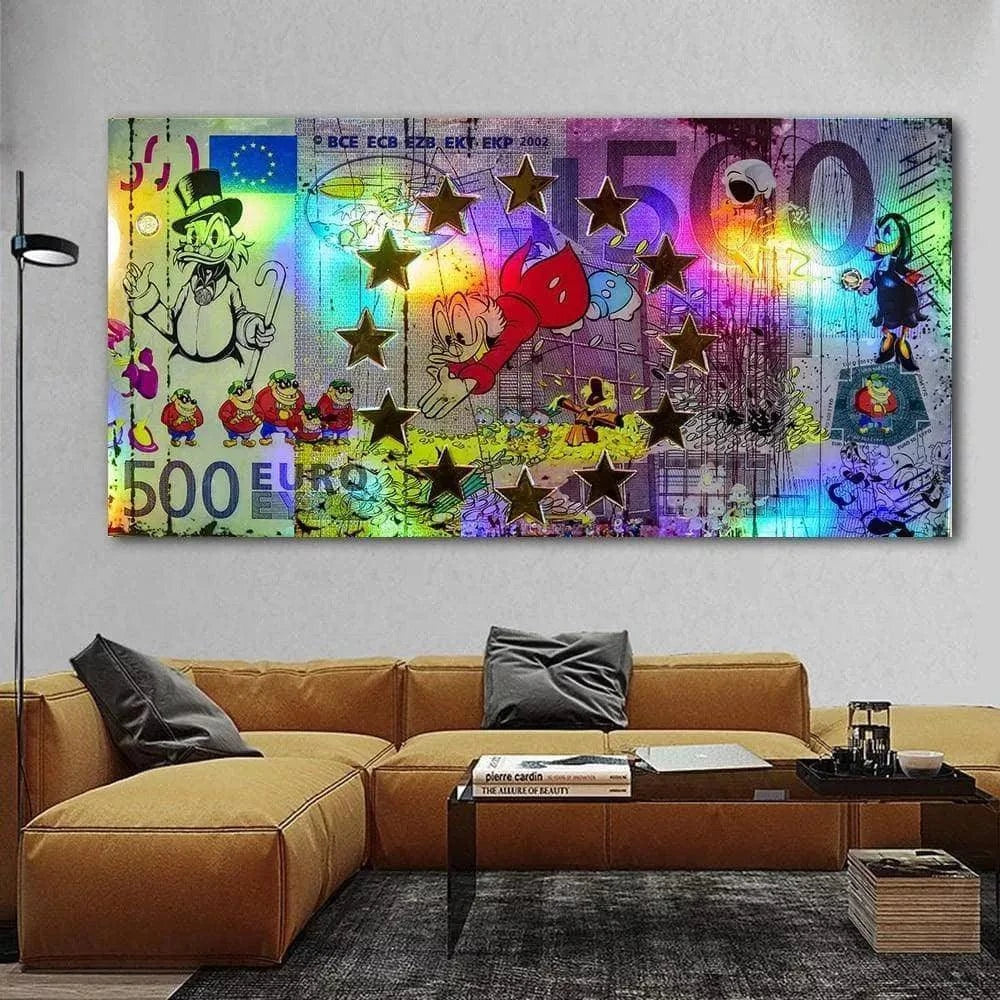 Tableau Street Art Disney Cartoon 500€ - Montableaudeco