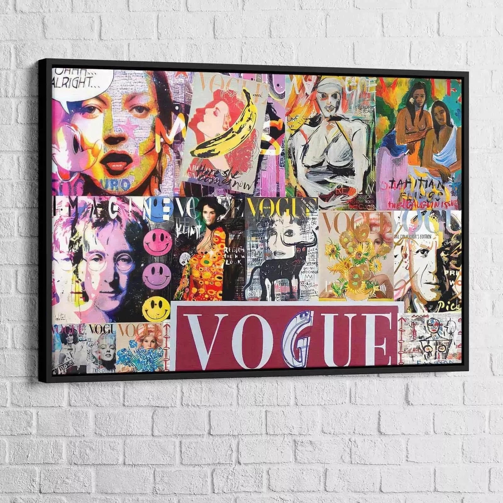 Tableau Street Art Fashion Vogue & Co - Montableaudeco