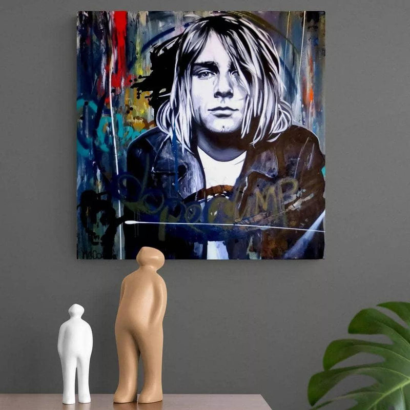Tableau Street Art Kurt Cobain - Montableaudeco