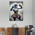 Tableau Street Art La Danseuse Boxing - Montableaudeco