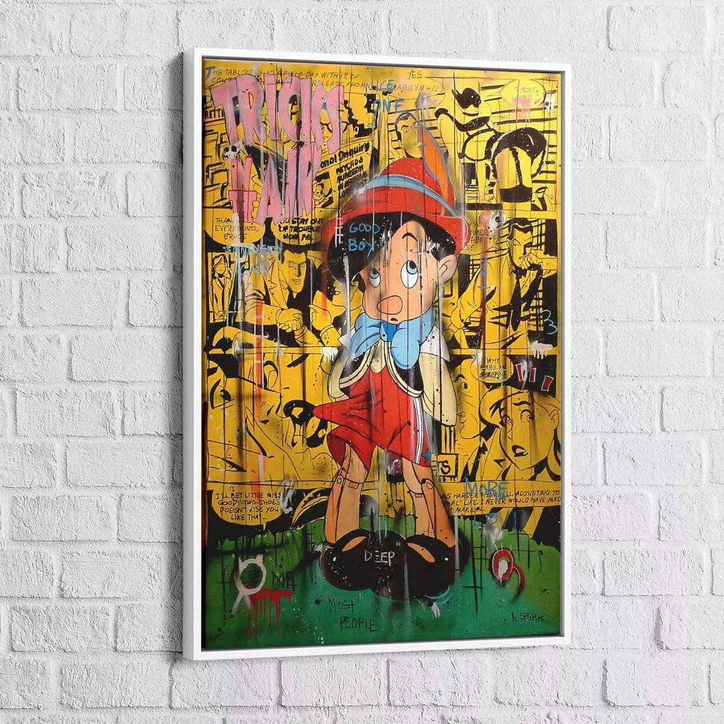 Tableau Street Art Pinocchio - Montableaudeco
