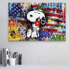 Tableau Street Art Snoopy - Montableaudeco