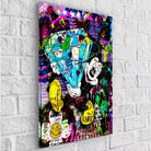 Tableau Street Art le diamant de Mickey - Montableaudeco