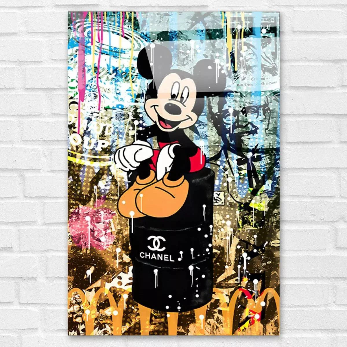 Tableau Street Art Mickey The Smile – Montableaudeco