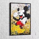 Tableau Street Art Mickey Hilare - Montableaudeco