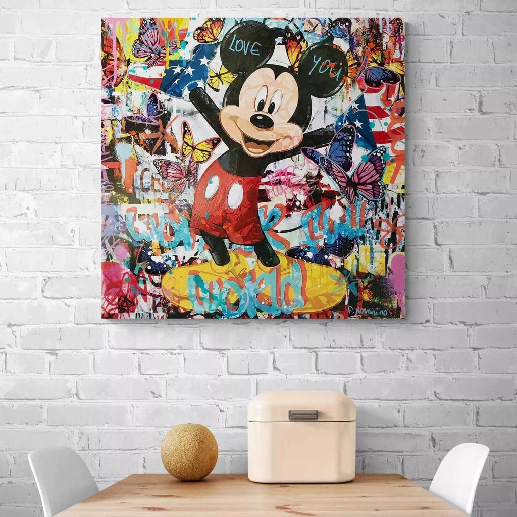 Walt Disney painting  Monpaintingdeco – Montableaudeco