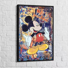 Tableau Street Art Mickey Life is Beautiful - Montableaudeco