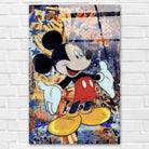 Tableau Street Art Mickey Life is Beautiful - Montableaudeco