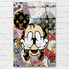 Tableau Street Art Mickey Love Hate - Montableaudeco