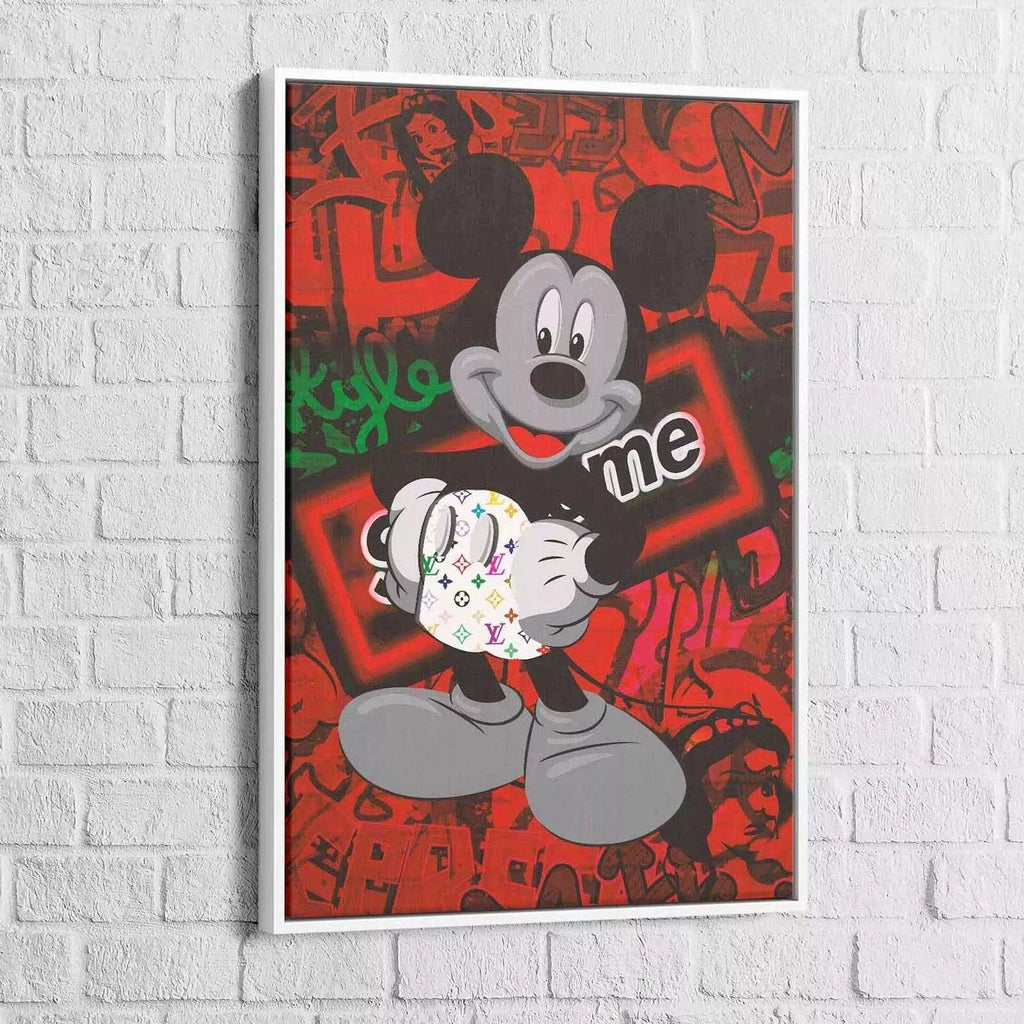 Tableau Street Art Mickey Supreme - Montableaudeco