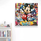 Tableau Street Art Mickey World - Montableaudeco