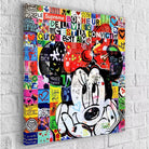 Tableau Street Art Minnie - Montableaudeco