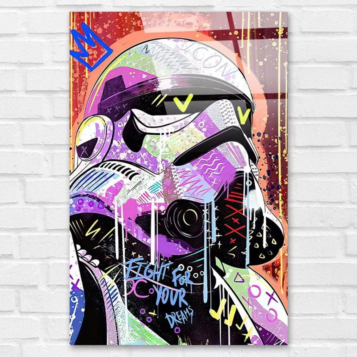 Tableau Street Art Star Wars Stormtrooper - Montableaudeco