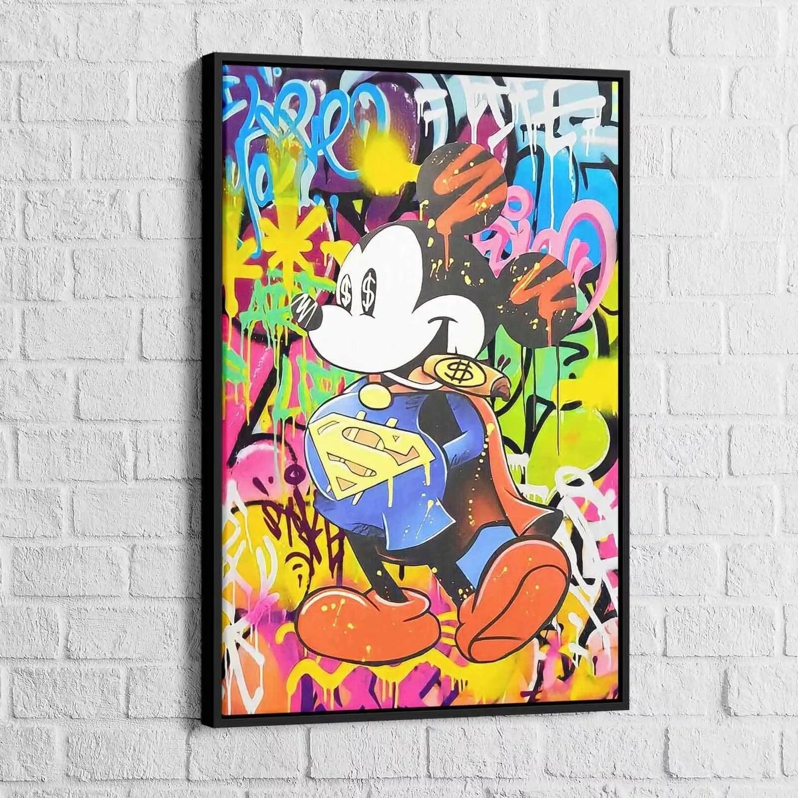 Tableau Street Art Super Mickey - Montableaudeco