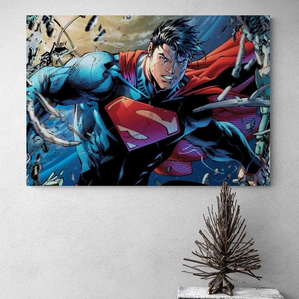 Tableau Superman BD Art - Montableaudeco