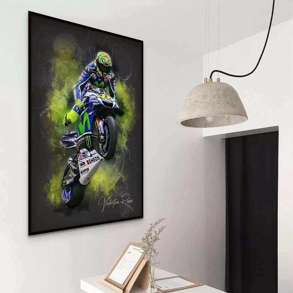 Tableau Valentino Rossi Superbike - Montableaudeco