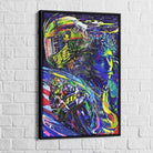 Tableau Valentino Rossi MotoCycle - Montableaudeco