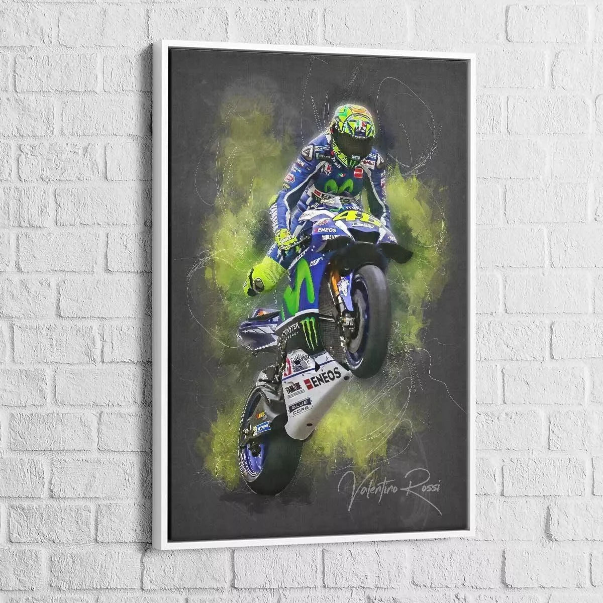 Tableau Valentino Rossi Superbike - Montableaudeco