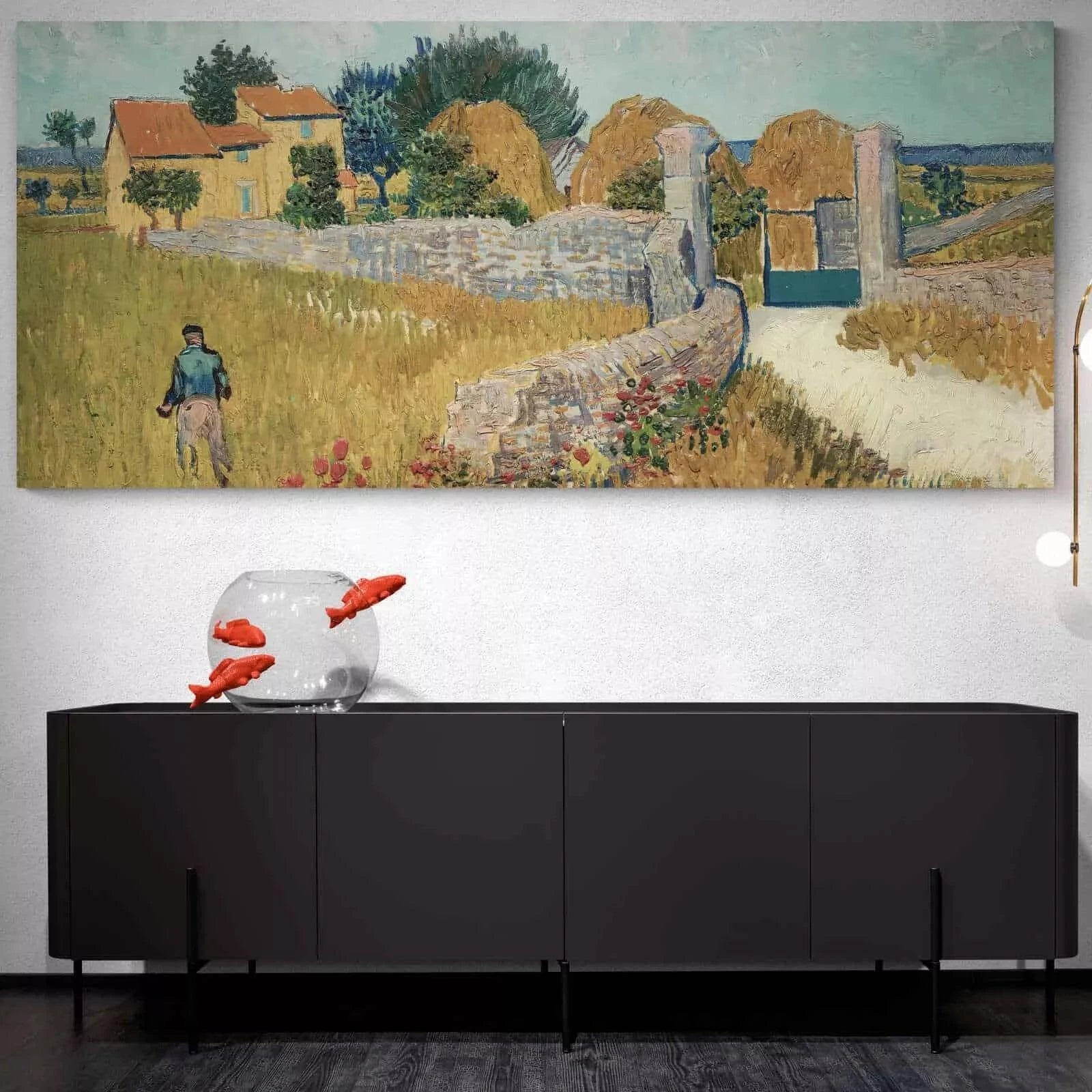 Tableau Vincent Van Gogh Ferme en Provence - Montableaudeco