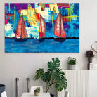 Tableau Voiliers sur Mer - Montableaudeco